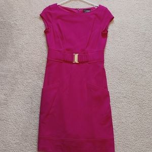 Pink short sleeve dress
